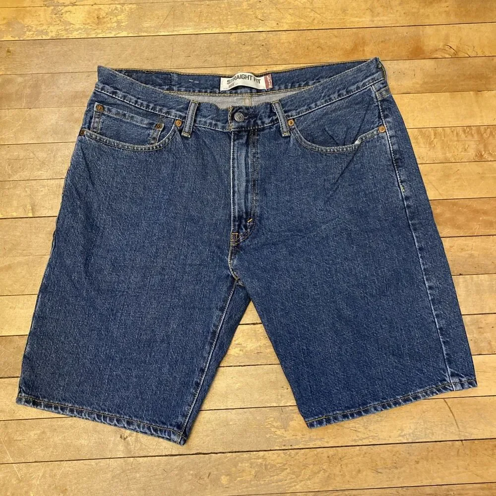 Levi’s Jean Shorts 505 Straight Fit Size 34 90’s Y2K Summer Dad Shorts